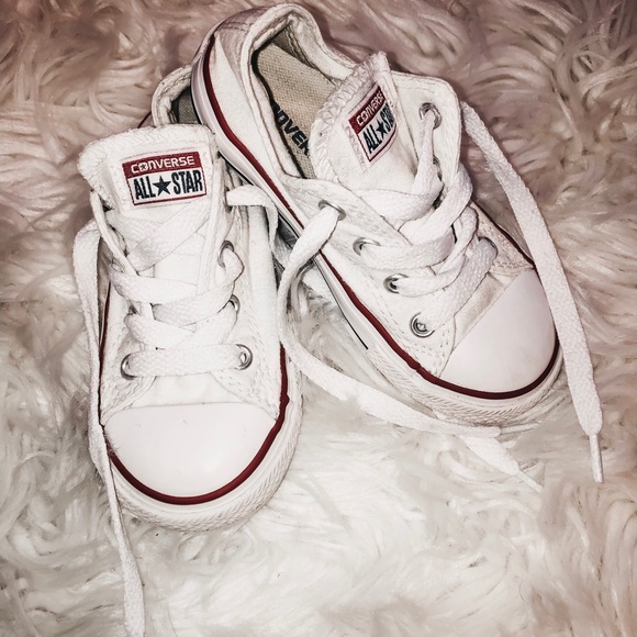 white converse toddler size 8